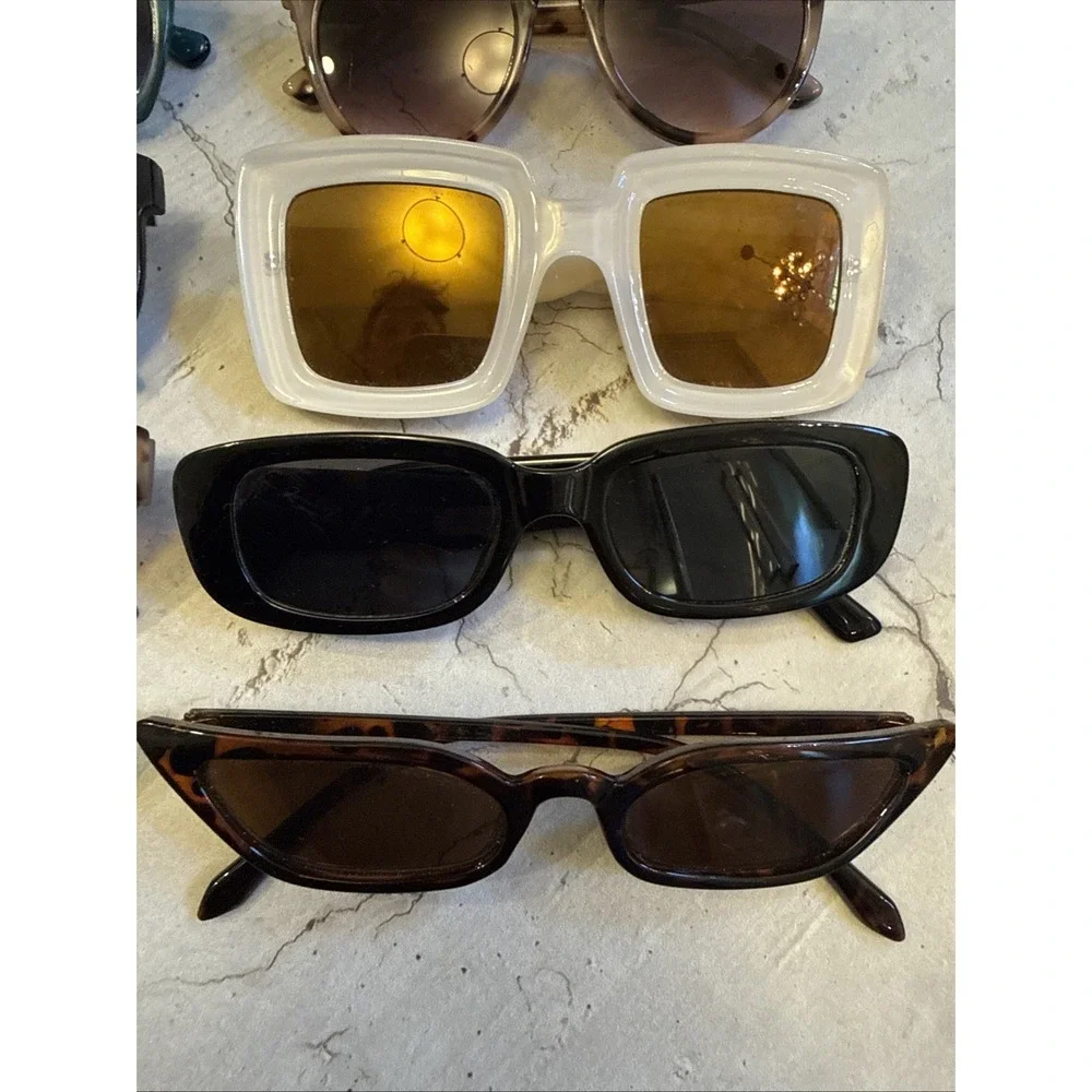 Lot Of 18 Limited Supply-Trend CAT EYE & OVERSIZED Sunglasses Wholesale Bundle